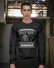 Load image into Gallery viewer, Shes Stubborn Messy And A Brat At Times Black Gift For Husband Sweatshirt

