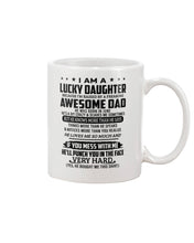 Load image into Gallery viewer, Lucky Daughter Of A June Freaking Awesome Dad Birthday Gift Mug
