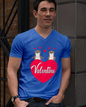 Load image into Gallery viewer, Couple Otter Valentine's Day Gift For Otter Lovers Guys V-Neck
