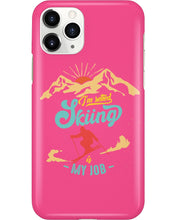 Load image into Gallery viewer, I'm Retired Skiing Is My Job Mountainous Terrain Phone case
