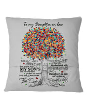 Load image into Gallery viewer, Gift For Daughter-in-law Thank For Loving My Amazing Son Trending Pillow Cover
