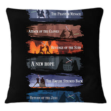 Load image into Gallery viewer, Attack Of The Clones A New Hope Pillow Cover
