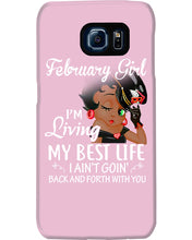 Load image into Gallery viewer, Betty Boop February Girl Living My Best Life Birthday Meaningful Gift Phone case
