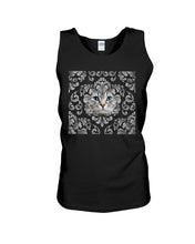 Load image into Gallery viewer, Vintage Cat's Face Unique Custom Design For Cat Lovers Unisex Tank Top
