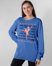 Load image into Gallery viewer, Ballet Words Pink Pattern Gift For Ballet Dancer Unisex Long Sleeve
