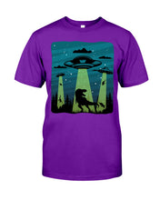 Load image into Gallery viewer, UFA Dinosaur T Rex Sky Full Of Stars Guys Tee
