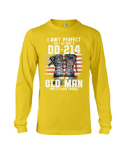 Load image into Gallery viewer, I Ain't Perfect But I Do Have A DD-214 For An Old Man Trending Unisex Long Sleeve
