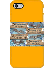 Load image into Gallery viewer, Do What Makes You Happy With Bats Gift For Girls Phone case

