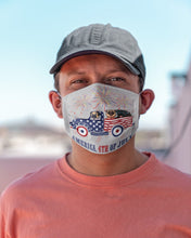 Load image into Gallery viewer, America 4th Of July Truck Pug Gift For Dog Lovers Cloth Face Mask
