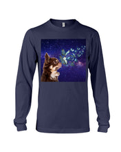 Load image into Gallery viewer, Chihuahua Blue Butterflies Sky Gift For Dog Lovers Unisex Long Sleeve
