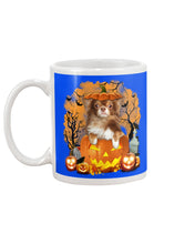 Load image into Gallery viewer, Chihuahua Book Pumpkin Halloween Gift For Dog Lovers Mug
