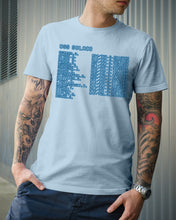 Load image into Gallery viewer, Pinpoint The Location In The Space Blue Guys Tee
