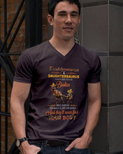 Load image into Gallery viewer, Daddysaurus Daughtersaurus A Bond That Can't Be Broken Guys V-Neck
