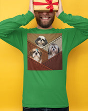 Load image into Gallery viewer, Three Cute Shih Tzu In Bag Gift For Dog Lovers Unisex Long Sleeve
