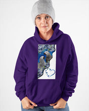 Load image into Gallery viewer, Magical Gray Couple African Parrot Gift For Bird Lovers Hoodie
