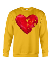 Load image into Gallery viewer, Market Trendz Nurse Heart Gift For Friends Who A Nurse Sweatshirt
