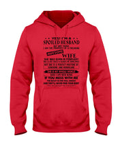 Load image into Gallery viewer, I'm A Spolied Husband But Not Yours  - Awesome Wife Was Born In February Hoodie
