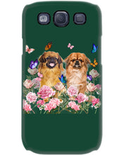 Load image into Gallery viewer, Pekingese With Peonies Gift For Dog Lovers Phone case
