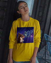 Load image into Gallery viewer, Chihuahua Blue Butterflies Sky Gift For Dog Lovers Unisex Long Sleeve
