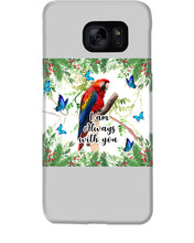 Load image into Gallery viewer, Scarlet Macaw With Butterflies I Am Always With You Gift For Lover Phone case
