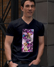 Load image into Gallery viewer, Cairn Terrier Floral Background Special Custom Design For Dog Lovers Guys V-Neck
