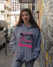 Load image into Gallery viewer, Princess And Warrior Breast Cancer Awareness  Special Custom Design Hoodie
