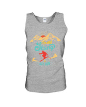 Load image into Gallery viewer, I'm Retired Skiing Is My Job Mountainous Terrain Unisex Tank Top
