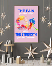 Load image into Gallery viewer, The Pain You Feel Today Will Be The Strength Gift For Women Vertical Poster
