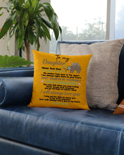 Load image into Gallery viewer, Mom Gift For Daughter Never Feel That You Alone Pillow Cover
