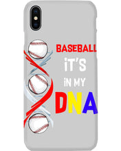 Load image into Gallery viewer, Baseball Be My DNA Gift For Sport Lovers Phone case

