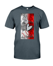 Load image into Gallery viewer, Baseball Peaceful Love Gift For Baseball Lovers Guys Tee
