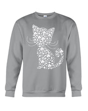 Load image into Gallery viewer, Cat With Clover Lucky Great Gift For Cat Lovers Sweatshirt
