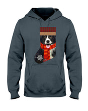 Load image into Gallery viewer, Santa Border Collie In Stock Gift For Dog Lovers Hoodie
