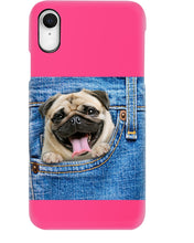 Load image into Gallery viewer, baby Pug In Denim Pocket Gift For Dog Lovers Phone case
