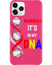 Load image into Gallery viewer, Baseball Be My DNA Gift For Sport Lovers Phone case
