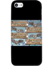 Load image into Gallery viewer, Do What Makes You Happy With Bats Gift For Girls Phone case
