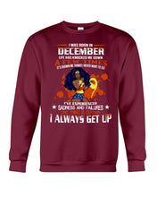 Load image into Gallery viewer, December Superwoman  Life Has Knocked Me Down Birthday Meaningful Gift Sweatshirt

