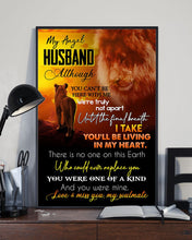 Load image into Gallery viewer, Gift For Husband You'll Be Living In My Heart    Custom Design Vertical Poster
