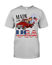 Load image into Gallery viewer, Horse Made In The America Red Car Gift For Horse Lovers Guys Tee
