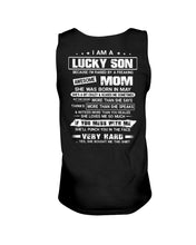 Load image into Gallery viewer, Gift For Lucky Son May Mom Loves Me So Much Unisex Tank Top
