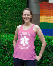 Load image into Gallery viewer, My Job Is To Save Your Ass Unique Custom Design Meaningful Gift Ladies Flowy Tank
