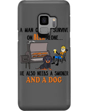 Load image into Gallery viewer, A Man Loves Beer And Dachshund Gift For Dog Lovers Phone case

