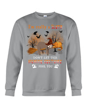Load image into Gallery viewer, Sloth I'm Really A Storm Don't Let This Human Costume Halloween Gift Sweatshirt
