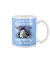 Load image into Gallery viewer, If You Kick Me When I'm Down You Better pray I Don't Get Up Mug
