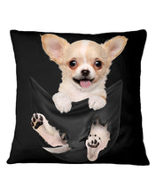 Load image into Gallery viewer, Market Trendz Chihuahua In Pocket Birthday Gift Pillow Cover
