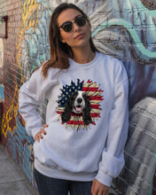 Load image into Gallery viewer, English Cocker Spaniel US Sunflower Gift For Dog Lovers Sweatshirt
