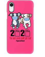 Load image into Gallery viewer, 2020 The Year When Shit Got Real Quarantined Trending Phone case
