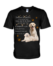 Load image into Gallery viewer, Golden Retriever Someone To Trust And To Love Till The End Gift For Dog Lovers Guys V-Neck
