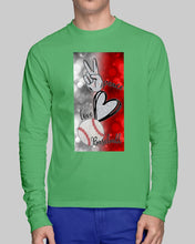 Load image into Gallery viewer, Baseball Peaceful Love Gift For Baseball Lovers Unisex Long Sleeve
