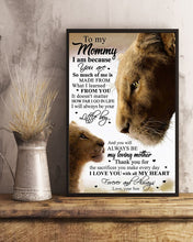 Load image into Gallery viewer, I Love You With All My Heart Gift From Son To Mommy Vertical Poster
